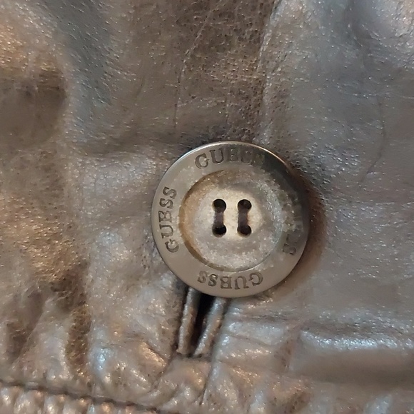 Guess leather vintage men jacket size L - Picture 4 of 12